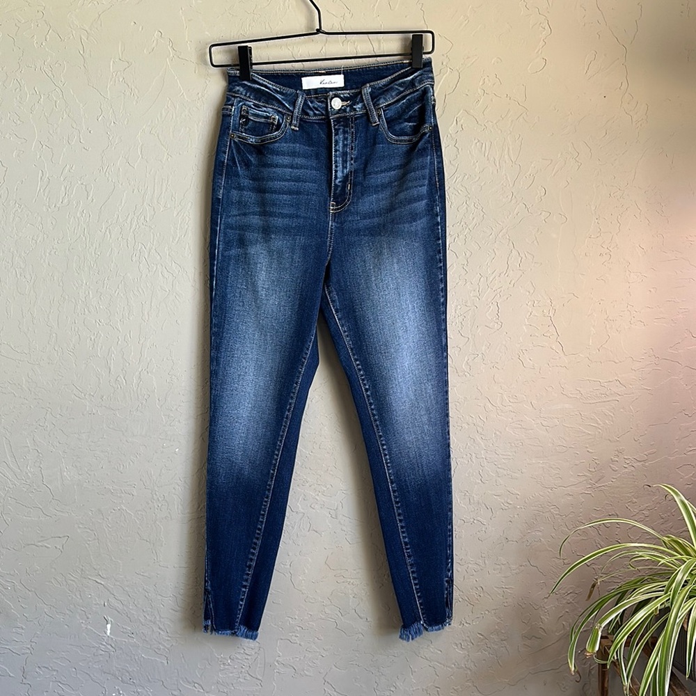 KanCan Dark Blue Ankle Jeans